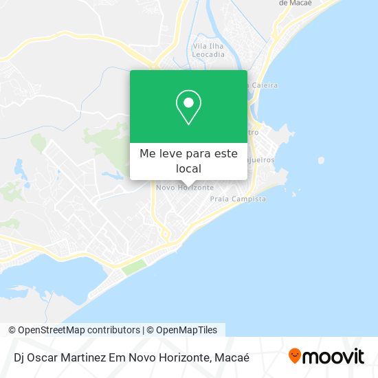 Dj Oscar Martinez Em Novo Horizonte mapa