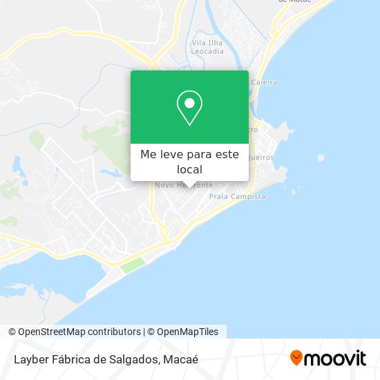 Layber Fábrica de Salgados mapa