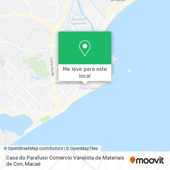 Casa do Parafuso Comercio Varejista de Materiais de Con mapa