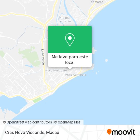 Cras Novo Visconde mapa