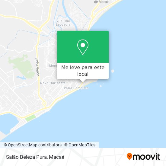 Salão Beleza Pura mapa