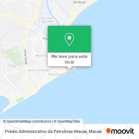 Prédio Administrativo da Petrobras-Macaé mapa