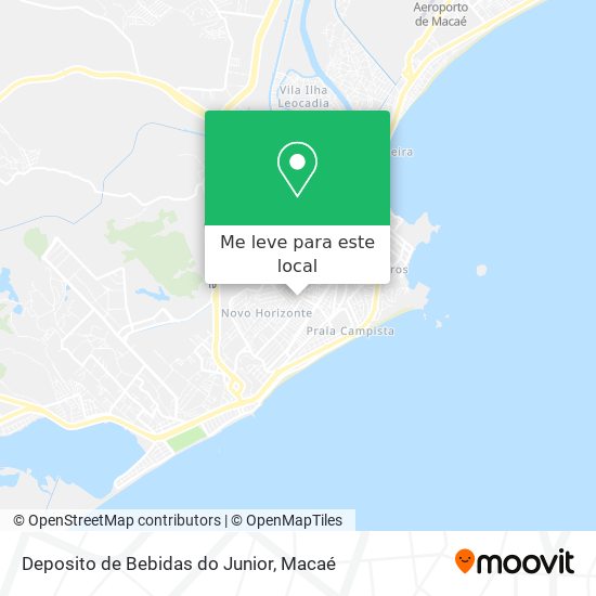 Deposito de Bebidas do Junior mapa