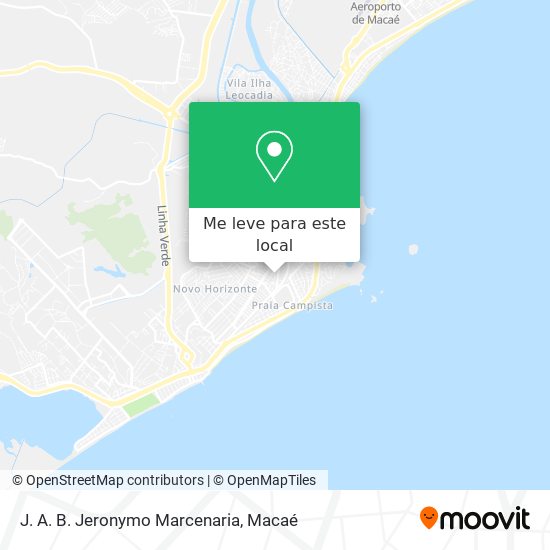 J. A. B. Jeronymo Marcenaria mapa