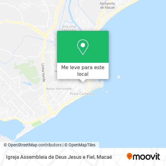 Igreja Assembleia de Deus Jesus e Fiel mapa