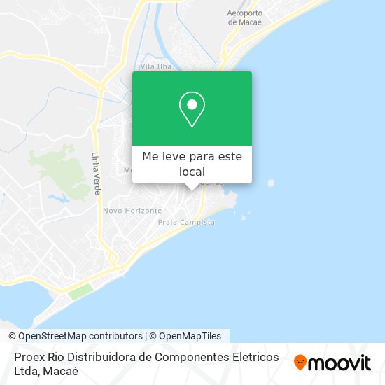 Proex Rio Distribuidora de Componentes Eletricos Ltda mapa