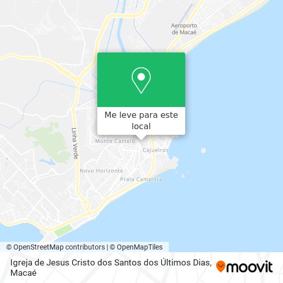 Igreja de Jesus Cristo dos Santos dos Últimos Dias mapa