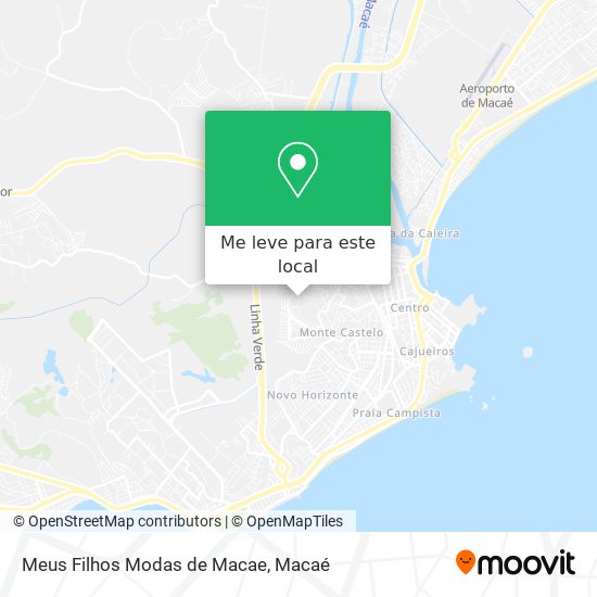 Meus Filhos Modas de Macae mapa