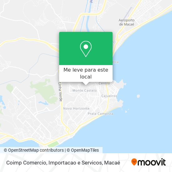 Coimp Comercio, Importacao e Servicos mapa