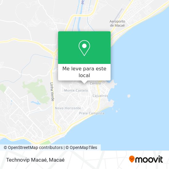 Technovip Macaé mapa