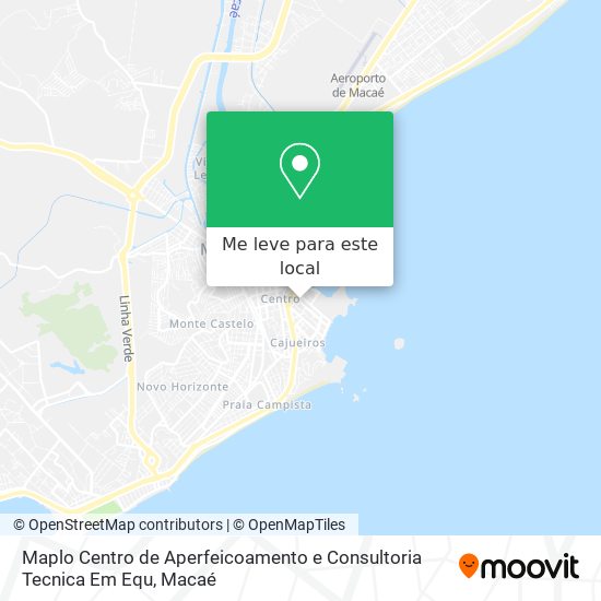 Maplo Centro de Aperfeicoamento e Consultoria Tecnica Em Equ mapa