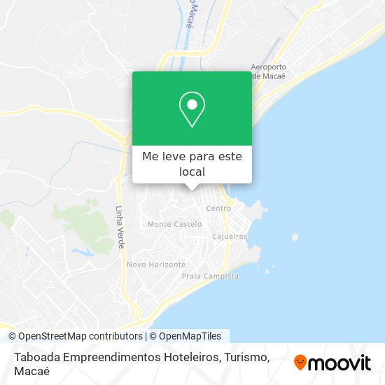 Taboada Empreendimentos Hoteleiros, Turismo mapa