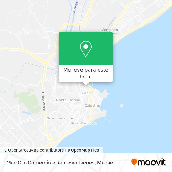 Mac Clin Comercio e Representacoes mapa