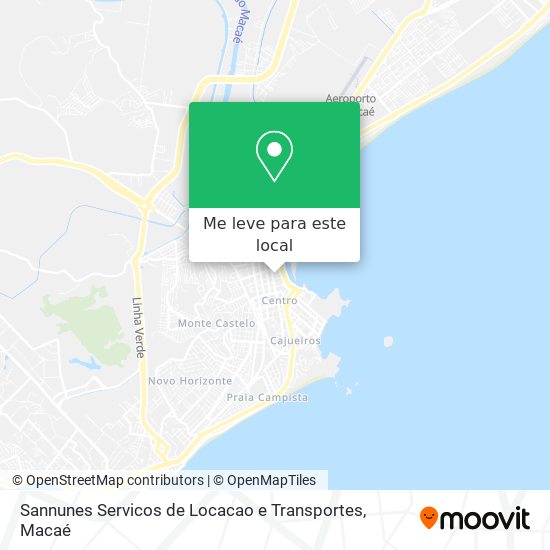 Sannunes Servicos de Locacao e Transportes mapa