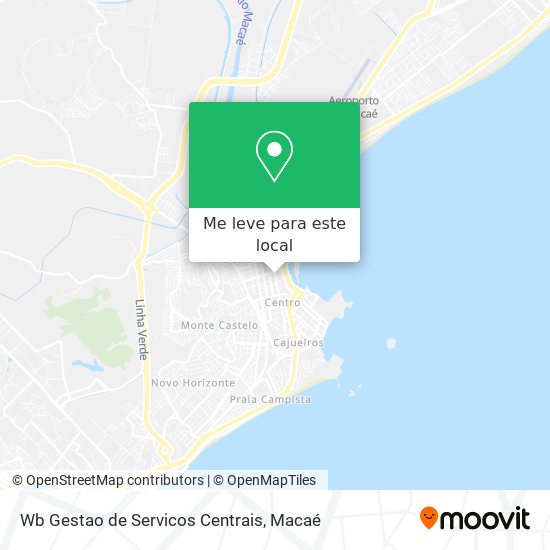 Wb Gestao de Servicos Centrais mapa