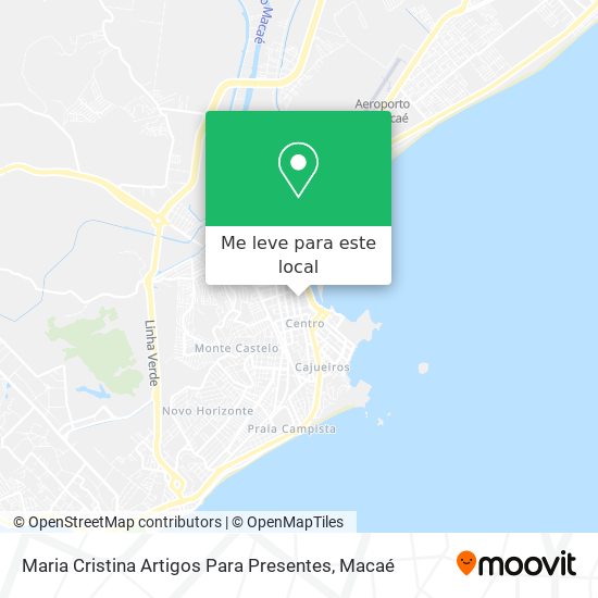 Maria Cristina Artigos Para Presentes mapa