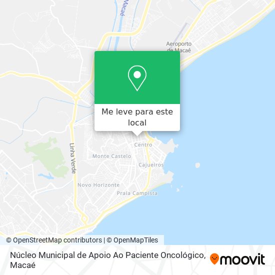 Núcleo Municipal de Apoio Ao Paciente Oncológico mapa