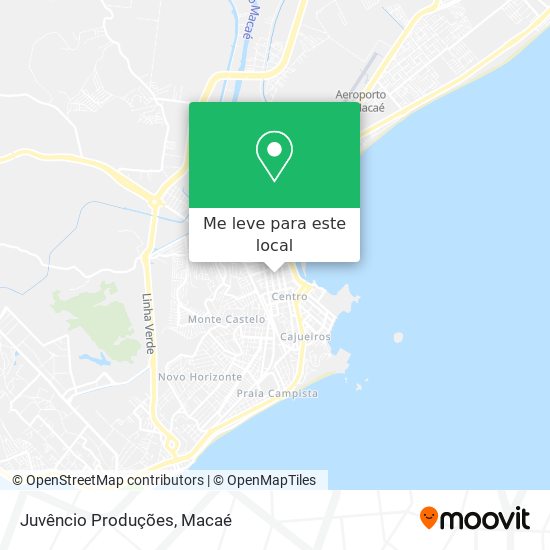 Juvêncio Produções mapa