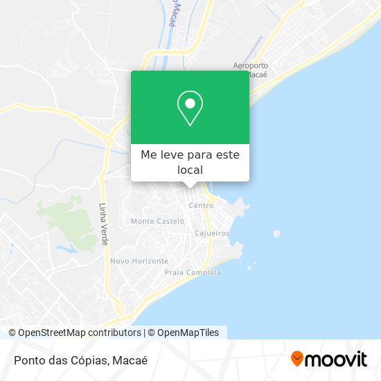 Ponto das Cópias mapa