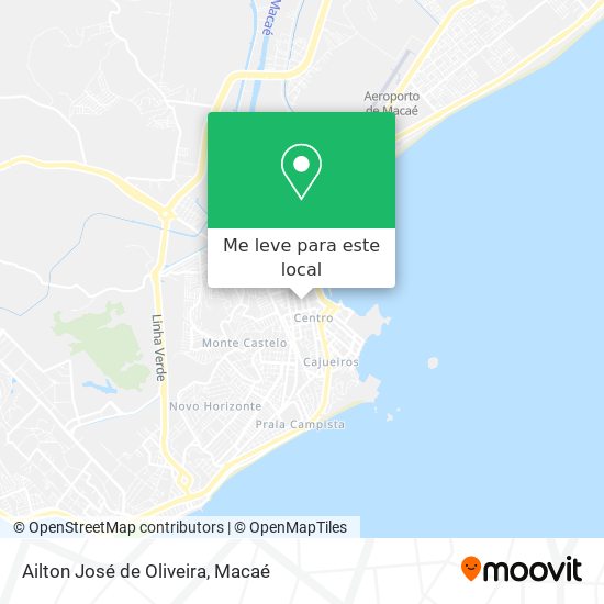 Ailton José de Oliveira mapa