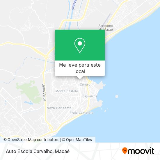 Auto Escola Carvalho mapa