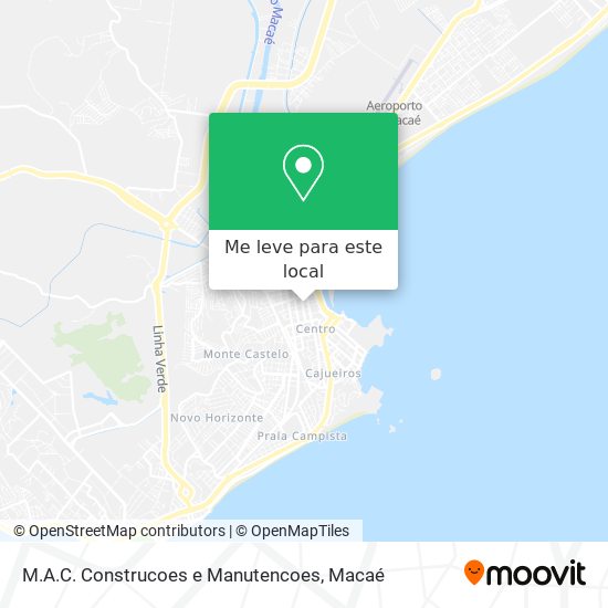 M.A.C. Construcoes e Manutencoes mapa