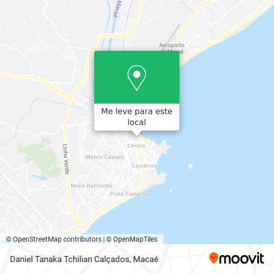 Daniel Tanaka Tchilian Calçados mapa