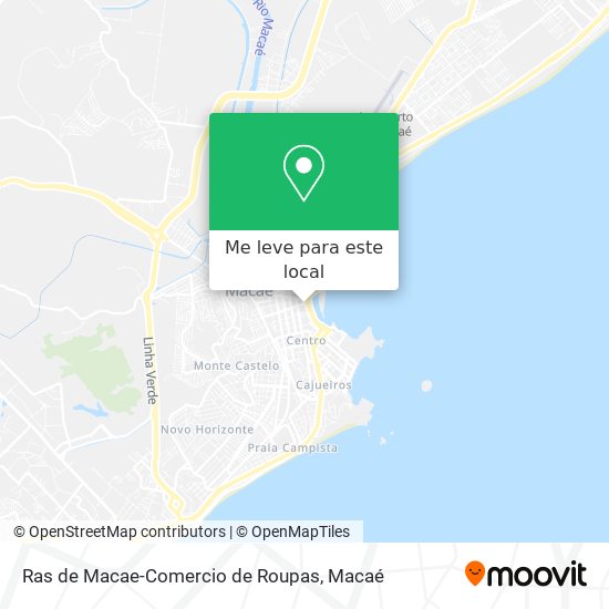 Ras de Macae-Comercio de Roupas mapa