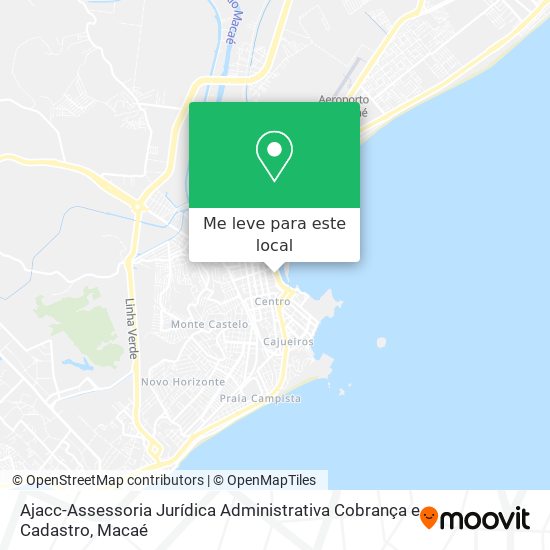 Ajacc-Assessoria Jurídica Administrativa Cobrança e Cadastro mapa