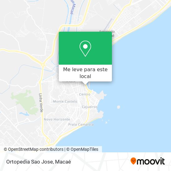 Ortopedia Sao Jose mapa