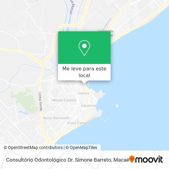 Consultório Odontológico Dr. Simone Barreto mapa