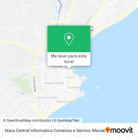 Nasa Central Informatica Comercio e Servios mapa