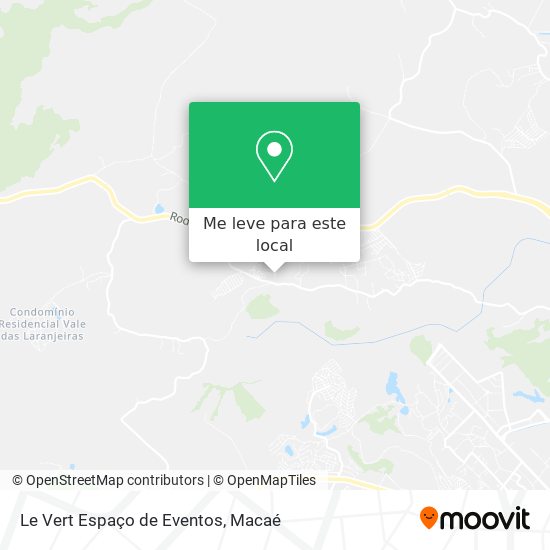 Le Vert Espaço de Eventos mapa
