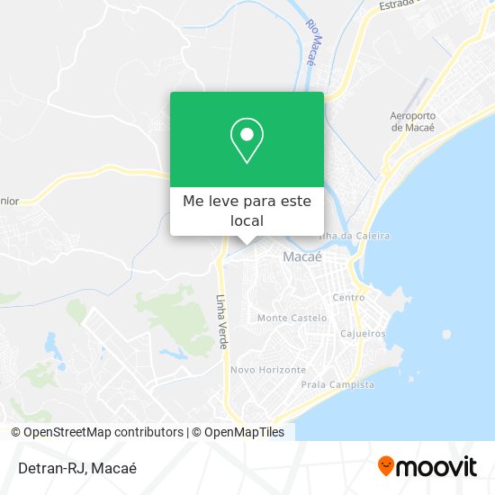 Detran-RJ mapa