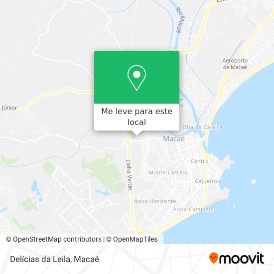Delícias da Leila mapa