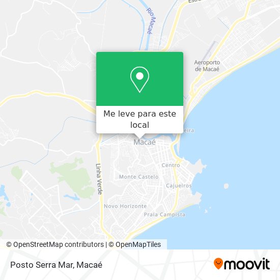 Posto Serra Mar mapa