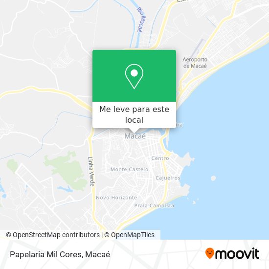 Papelaria Mil Cores mapa