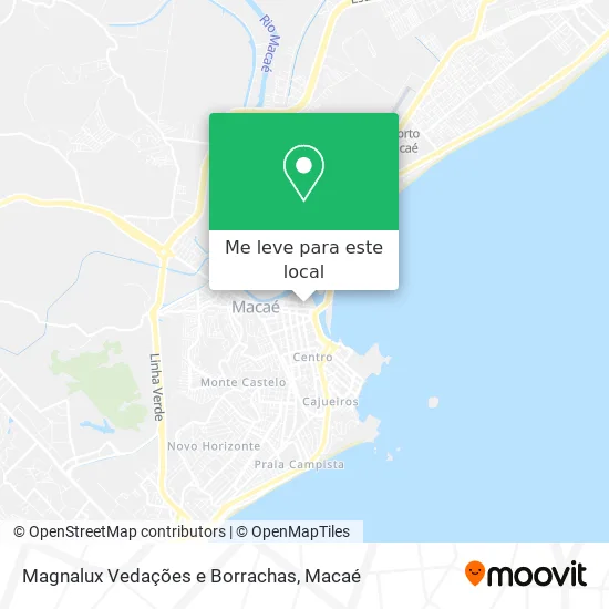 Magnalux Vedações e Borrachas mapa