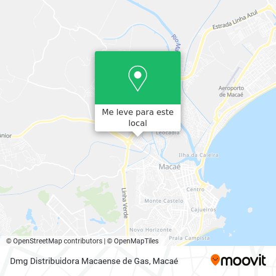 Dmg Distribuidora Macaense de Gas mapa