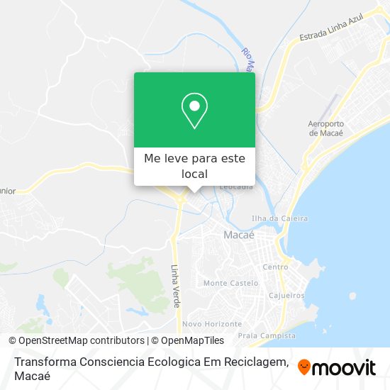 Transforma Consciencia Ecologica Em Reciclagem mapa