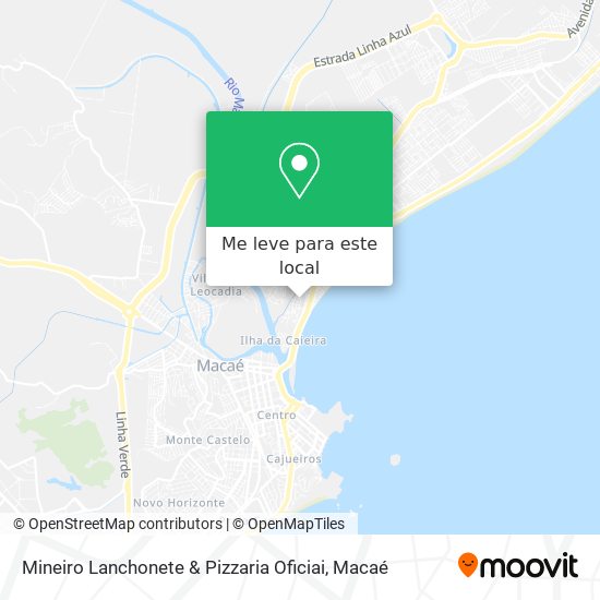 Mineiro Lanchonete & Pizzaria Oficiai mapa