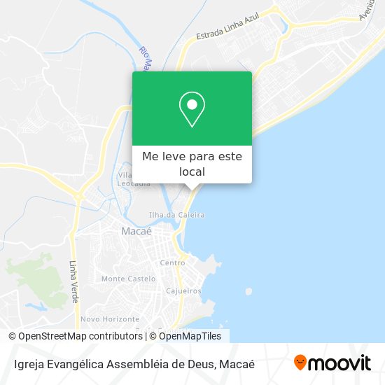 Igreja Evangélica Assembléia de Deus mapa