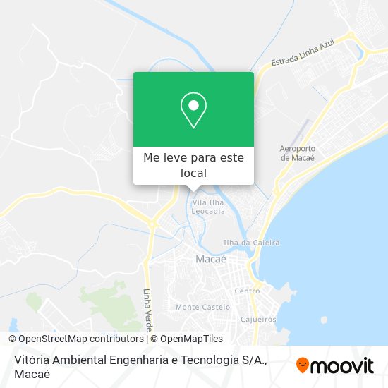 Vitória Ambiental Engenharia e Tecnologia S / A. mapa