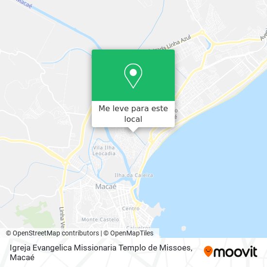 Igreja Evangelica Missionaria Templo de Missoes mapa
