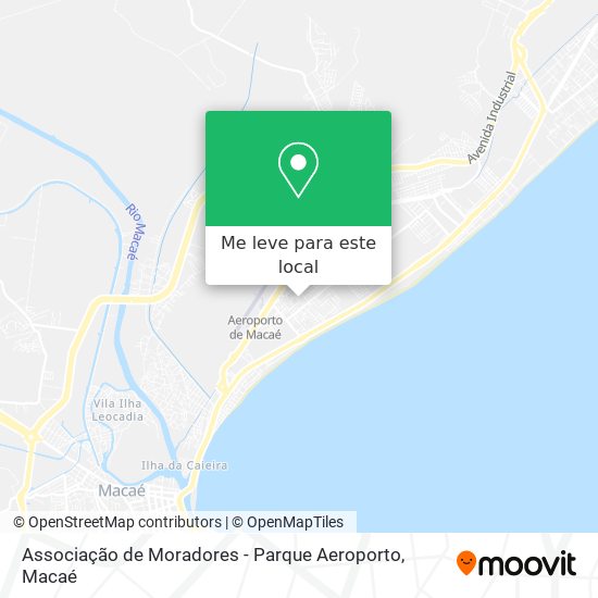 Associação de Moradores - Parque Aeroporto mapa