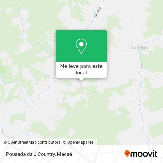 Pousada da J Country mapa