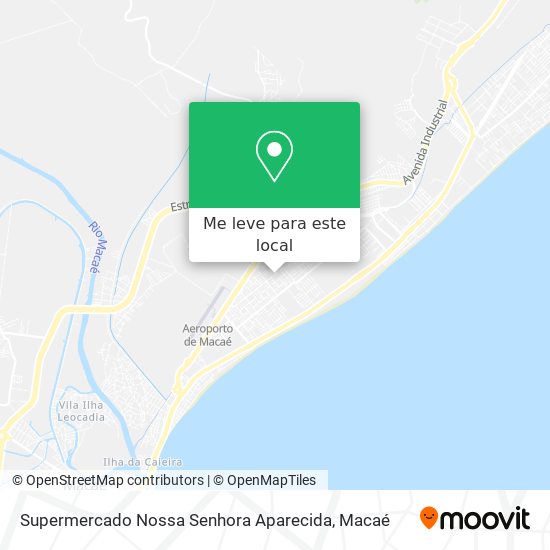 Supermercado Nossa Senhora Aparecida mapa