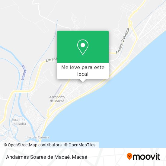 Andaimes Soares de Macaé mapa