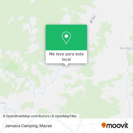 Jamaica Camping mapa