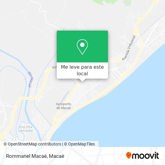 Rommanel Macaé mapa